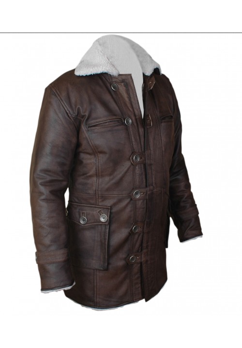 Men's Bane Buffed Brown Jacket